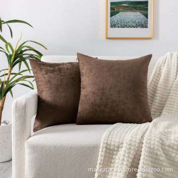 Mangatacasa Wholesale Plain Chenille Pillow Covers